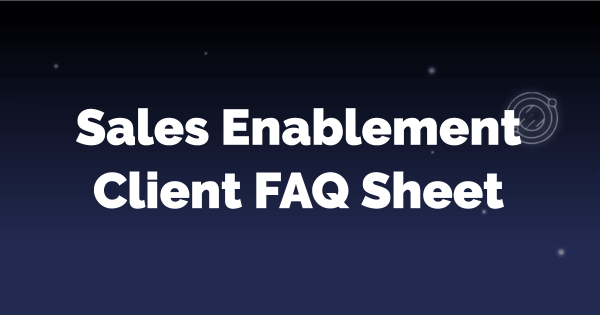 Protected: Sales Enablement Client FAQ Sheet